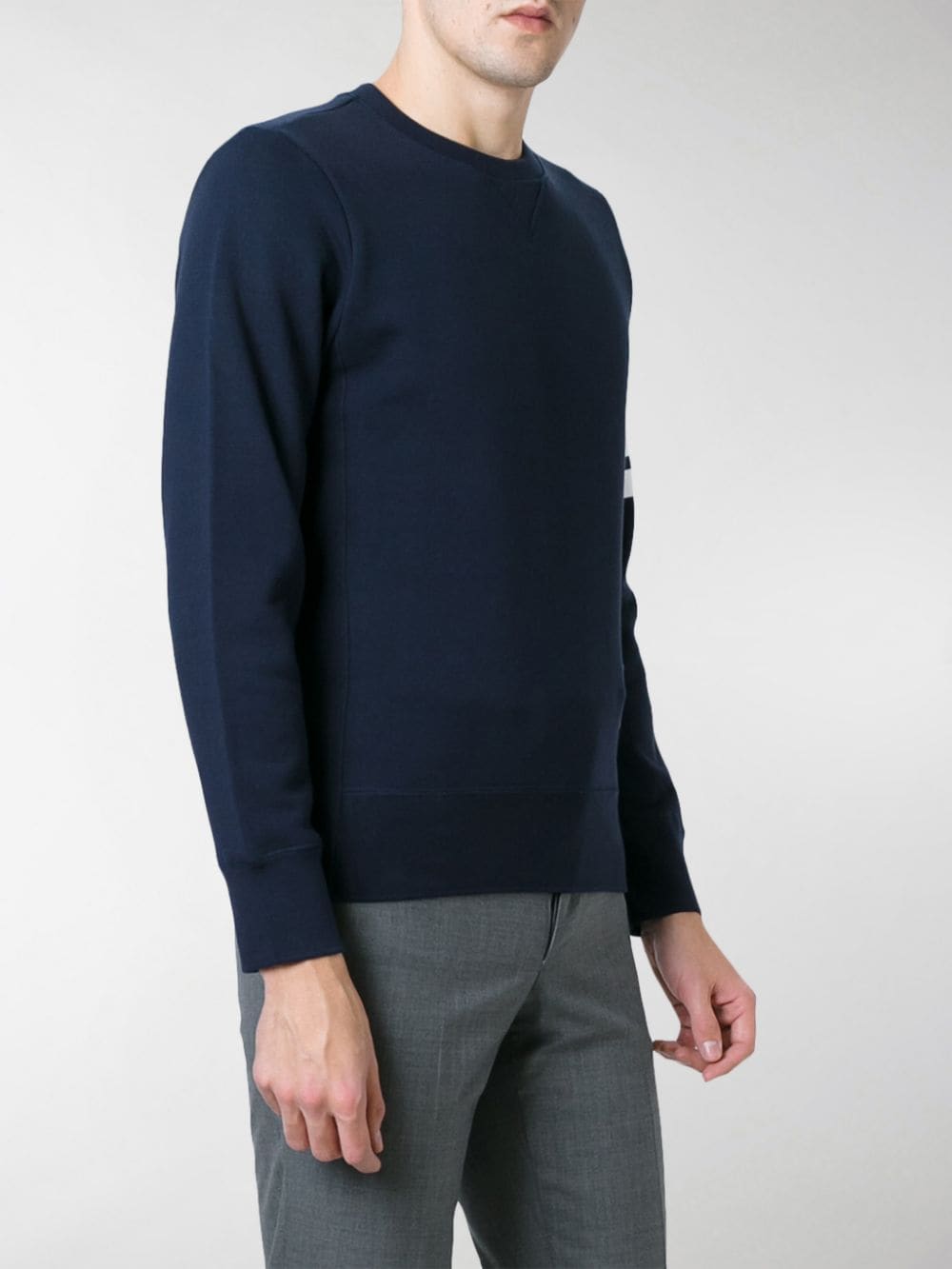 Thom Browne Men Sweatshirt With Striped Detail THOM BROWNE