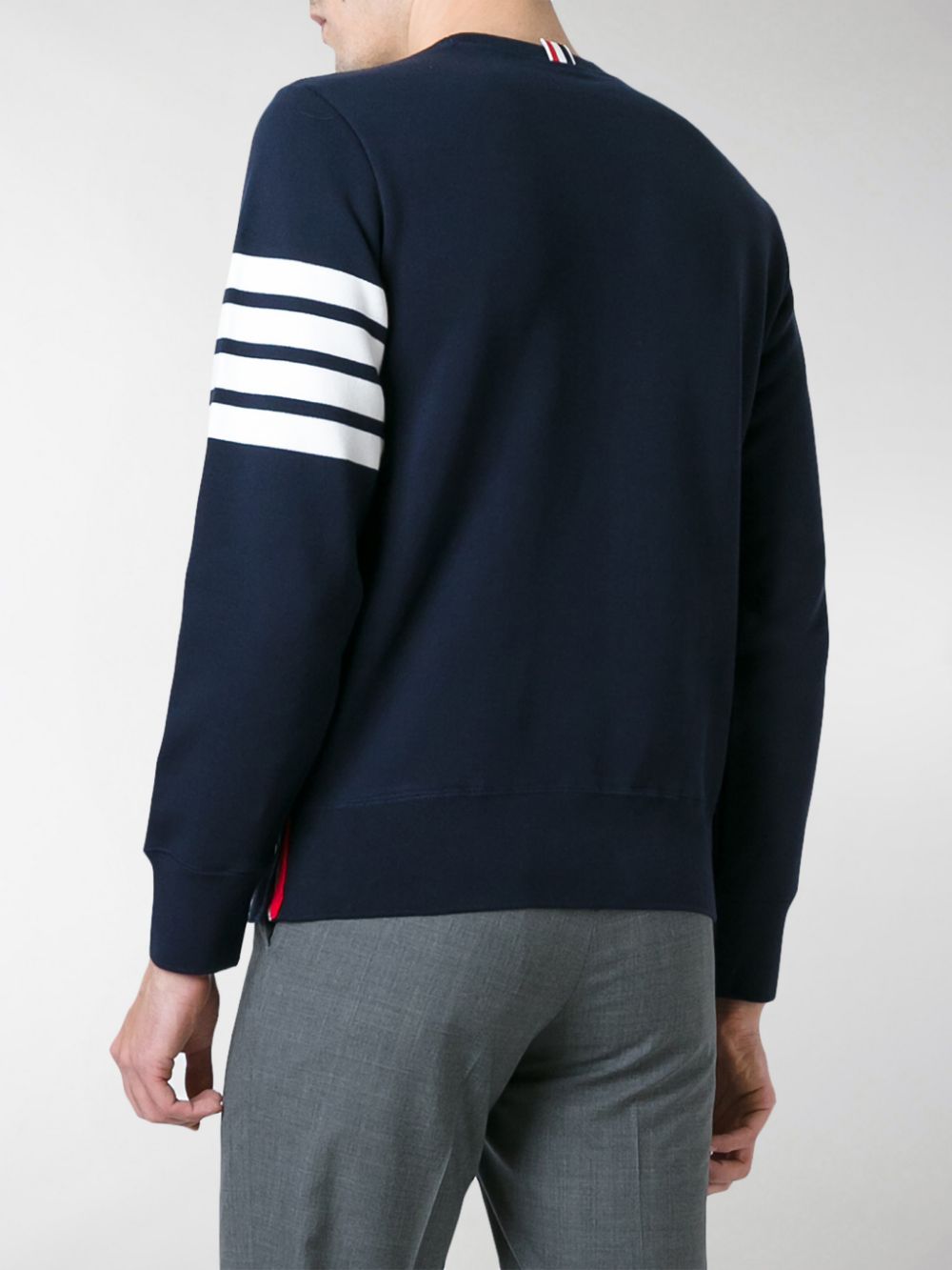 Thom Browne Men Sweatshirt With Striped Detail THOM BROWNE