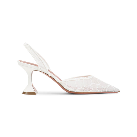 Amina Muaddi Holli Lace 70 Sling Mules Women AMINA MUADDI
