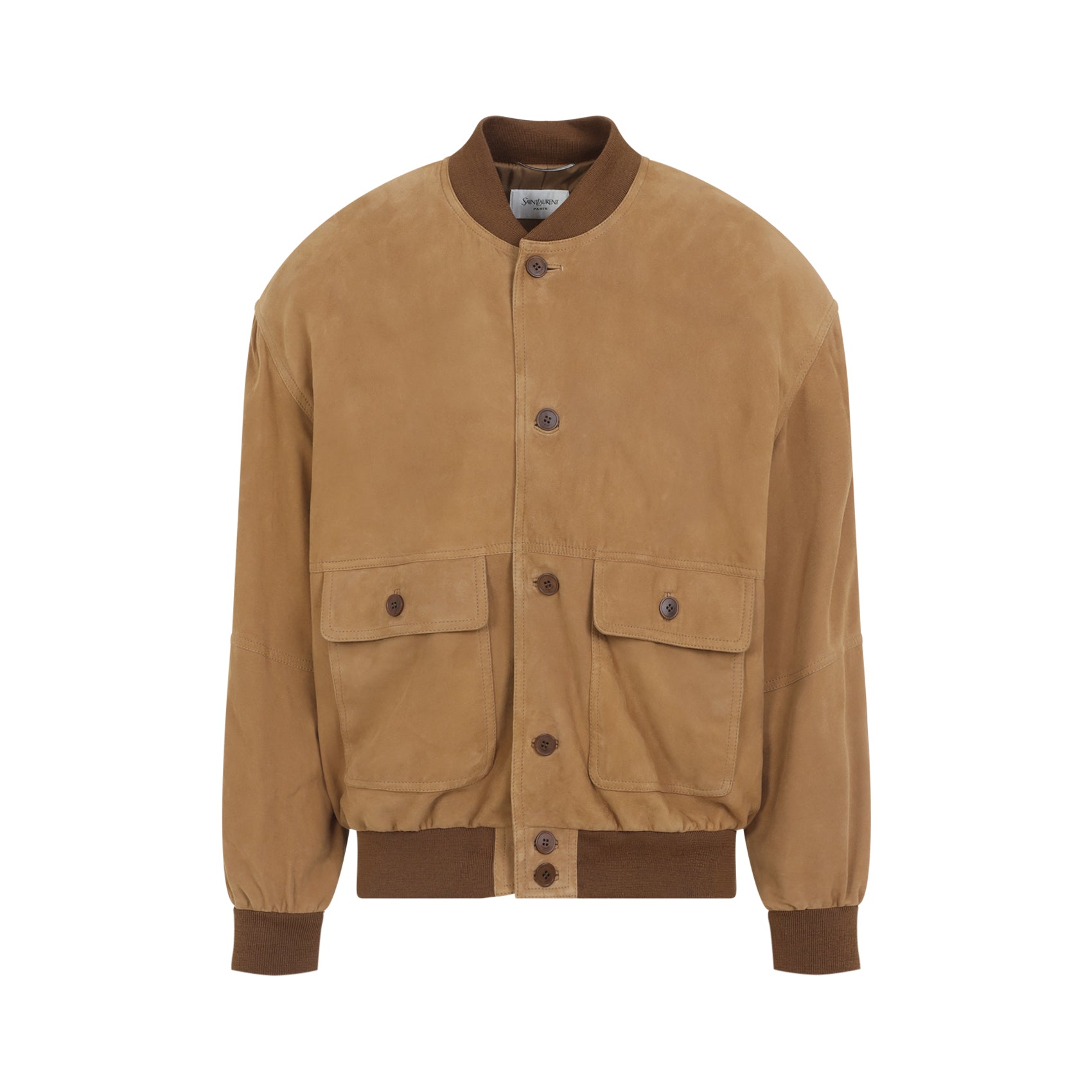 Saint Laurent Suede Jacket Men SAINT LAURENT