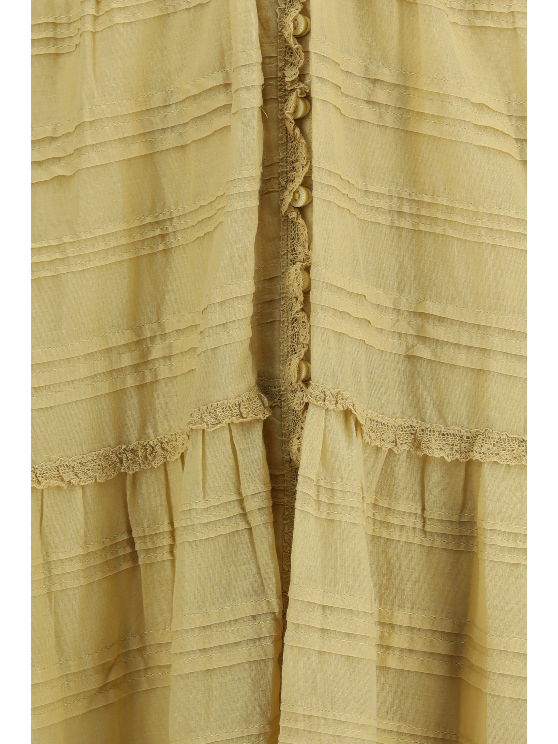 Marant Etoile Women Paule Long Ruffled Dress ISABEL MARANT ETOILE