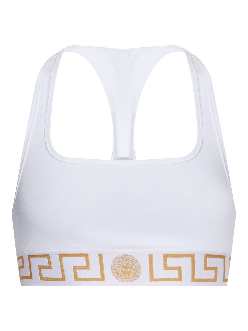 Versace Women Greca Border Scoop Bralette VERSACE