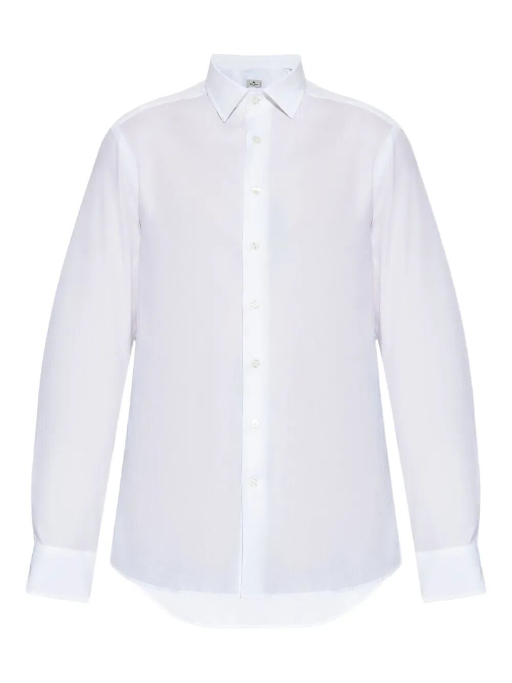 Etro Men Cotton Jacquard Shirt With Gecko Motif ETRO