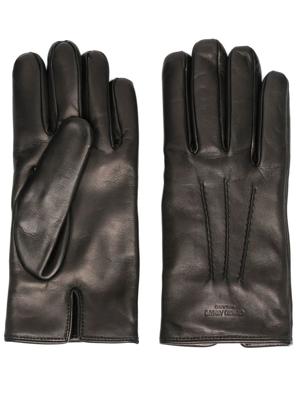 Giorgio Armani Men Nappa Leather Gloves GIORGIO ARMANI