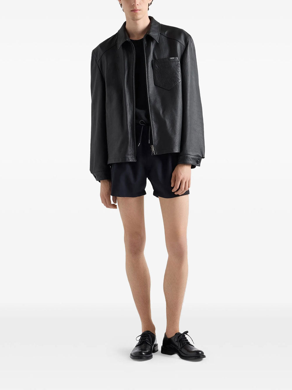 Prada Men Nappa Leather Jacket PRADA