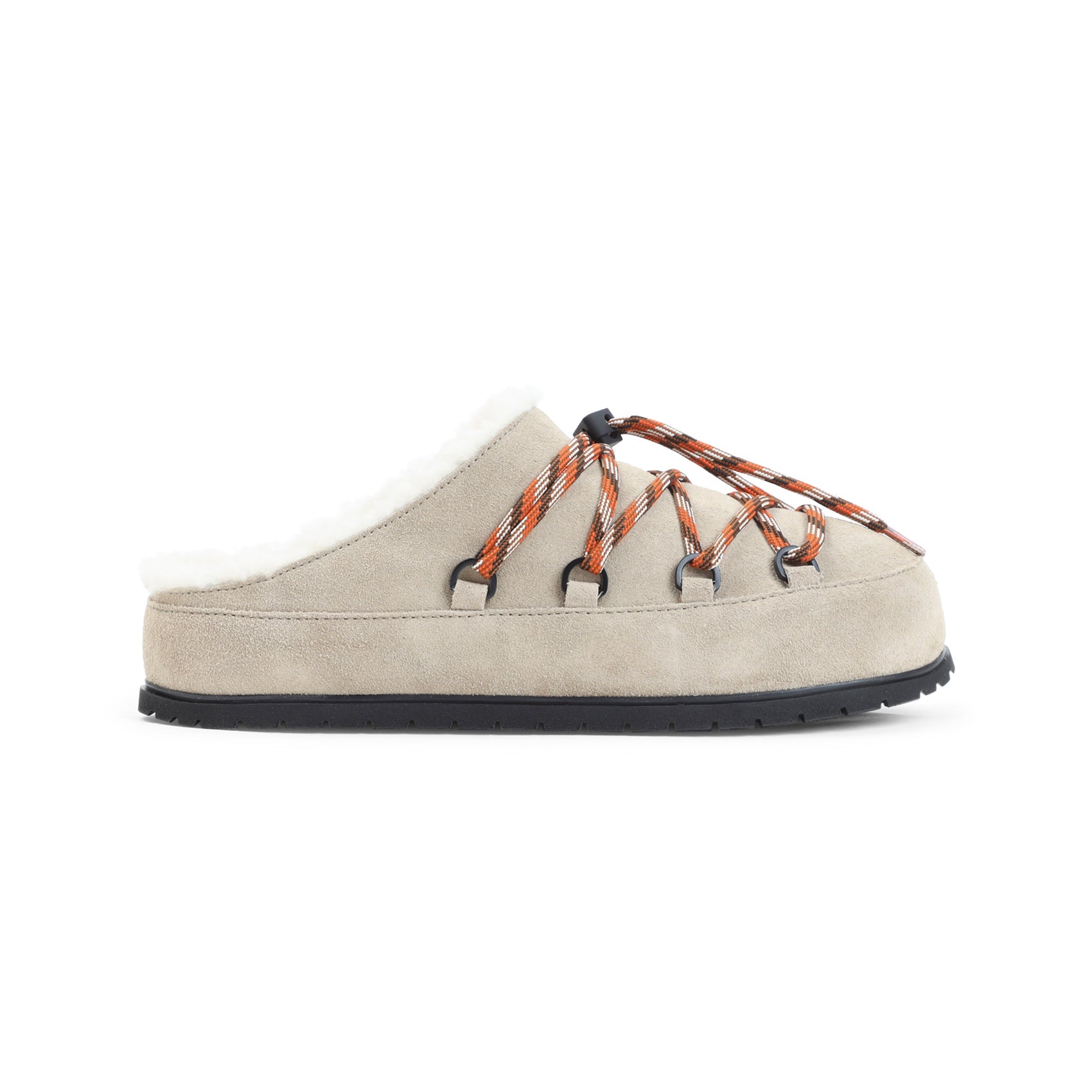 Prada Shearling-Lined Mules Women PRADA