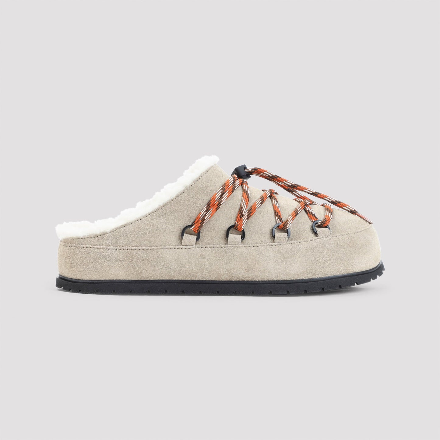 Prada Shearling-Lined Mules Women PRADA