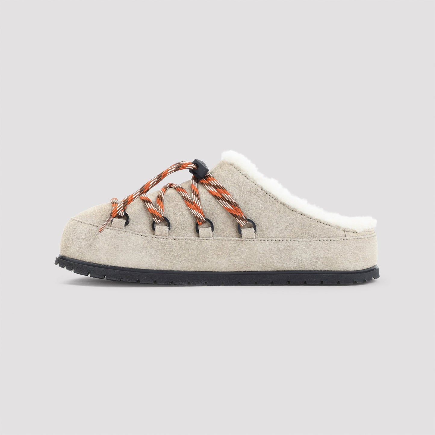 Prada Shearling-Lined Mules Women PRADA