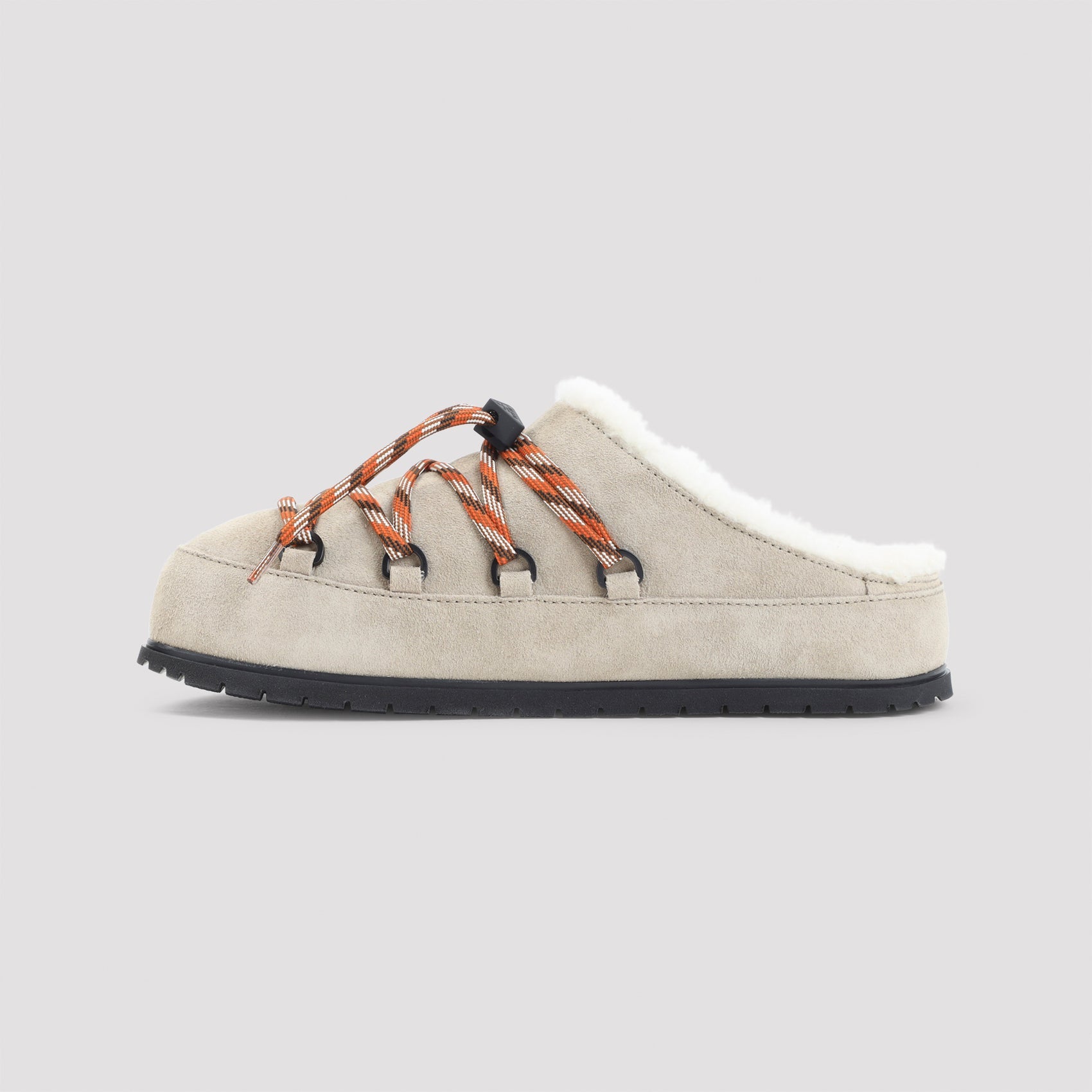 Prada Shearling-Lined Mules Women PRADA
