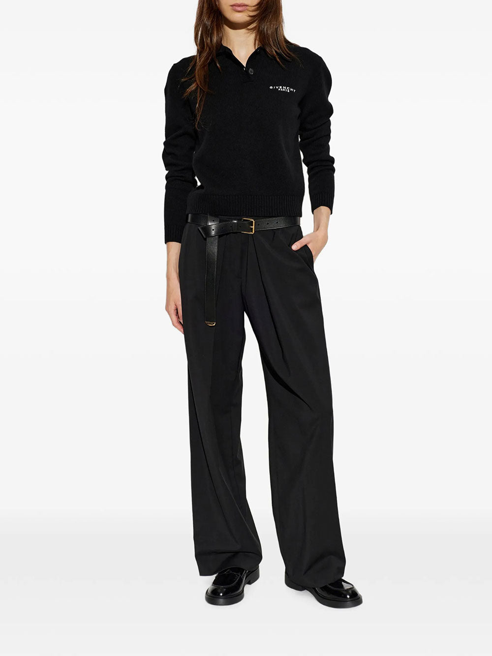 Givenchy Women Wool And Cashmere Polo Swater GIVENCHY