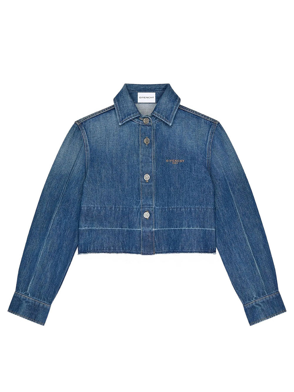 Givenchy Women Shirt In Medium Blue Denim GIVENCHY