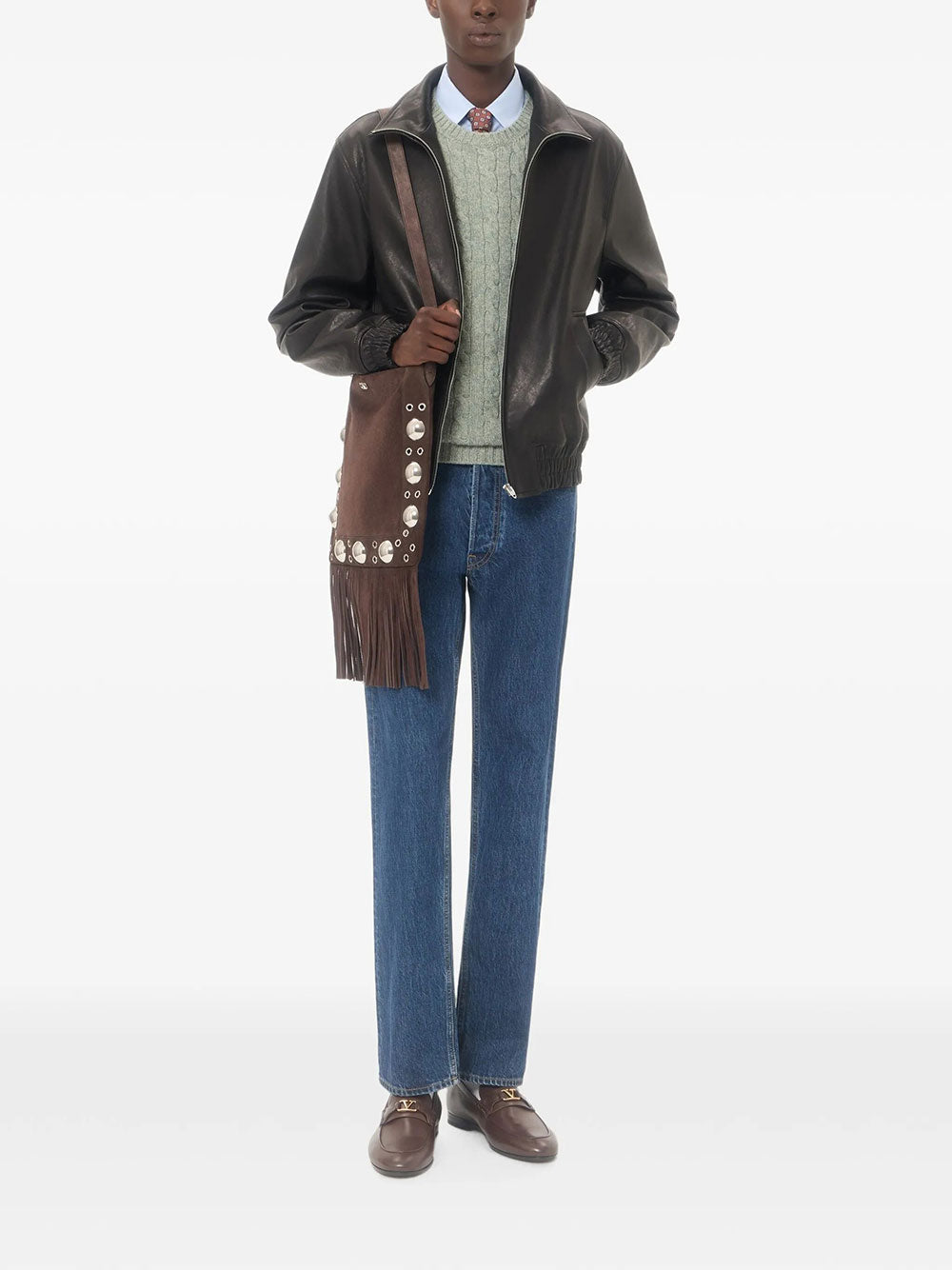 Valentino Garavani Men Valentino Leather Jacket VALENTINO GARAVANI