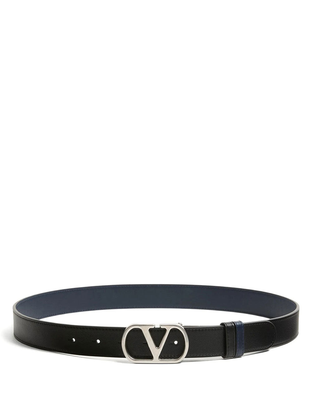 Valentino Garavani Men Vlogo Signature 30Mm Reversible Shiny Leather Belt VALENTINO GARAVANI