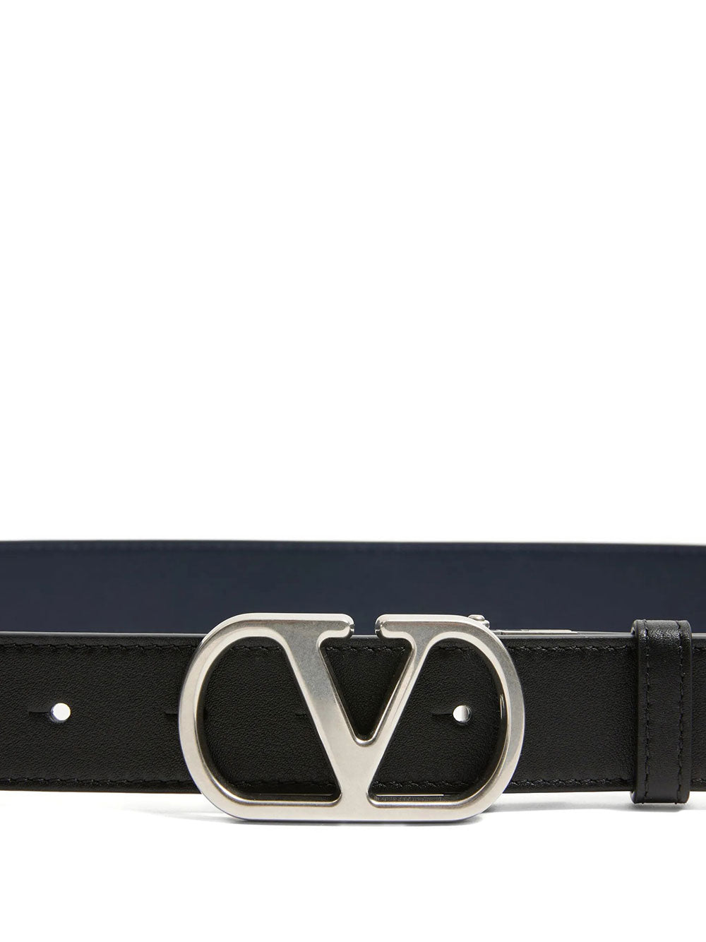 Valentino Garavani Men Vlogo Signature 30Mm Reversible Shiny Leather Belt VALENTINO GARAVANI