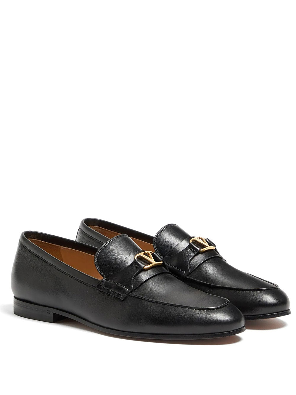 Valentino Garavani Men Vlogo Signature Nappa Leather Loafers VALENTINO GARAVANI