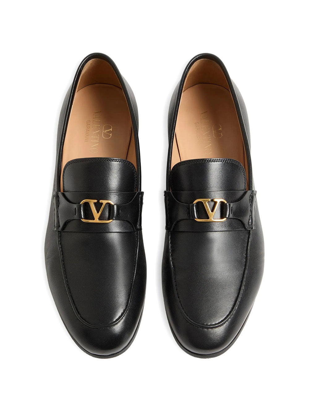 Valentino Garavani Men Vlogo Signature Nappa Leather Loafers VALENTINO GARAVANI