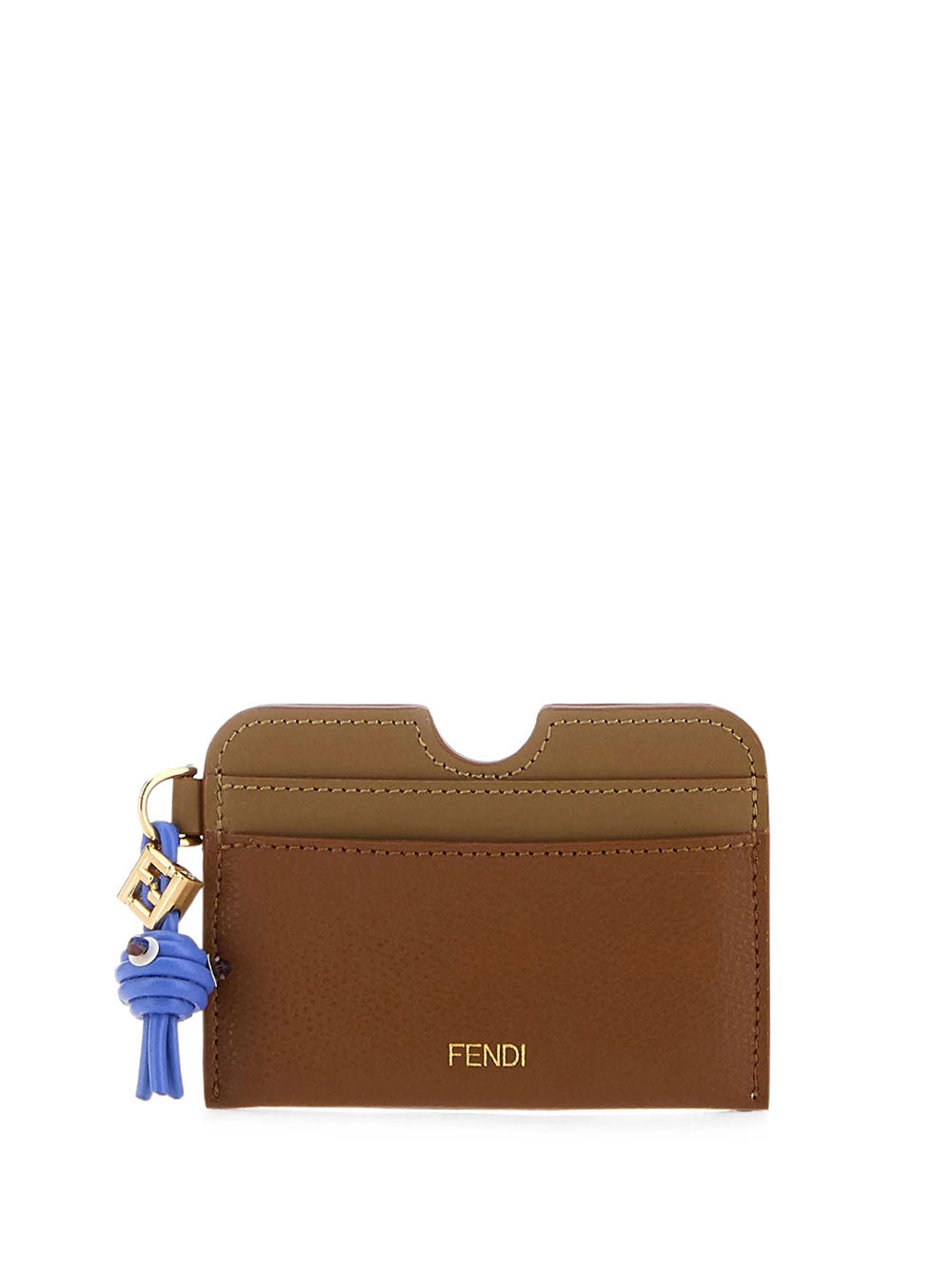 Fendi Women Ff Diamonds Leather Card Case FENDI