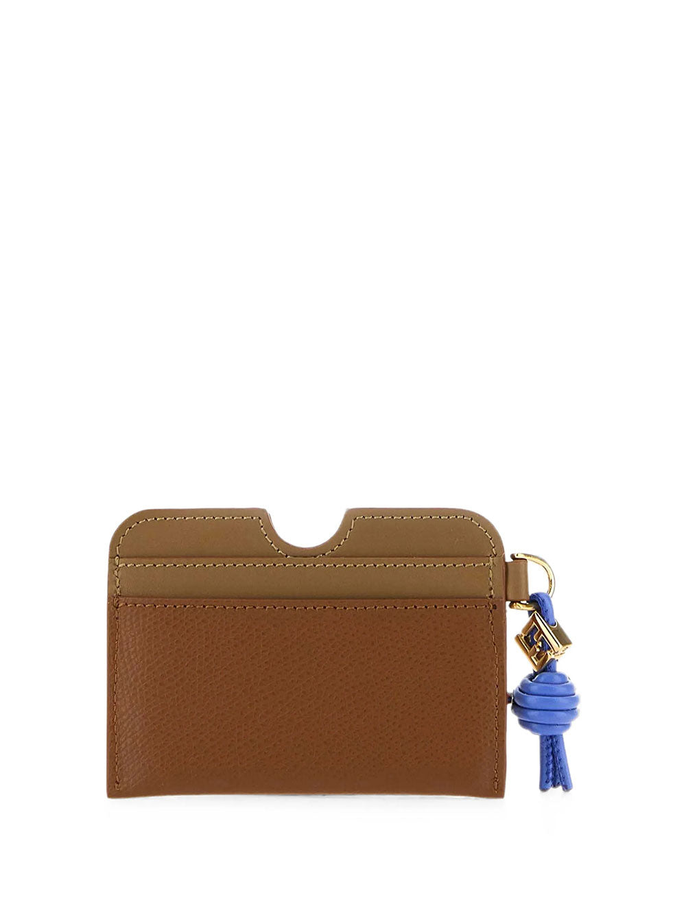 Fendi Women Ff Diamonds Leather Card Case FENDI