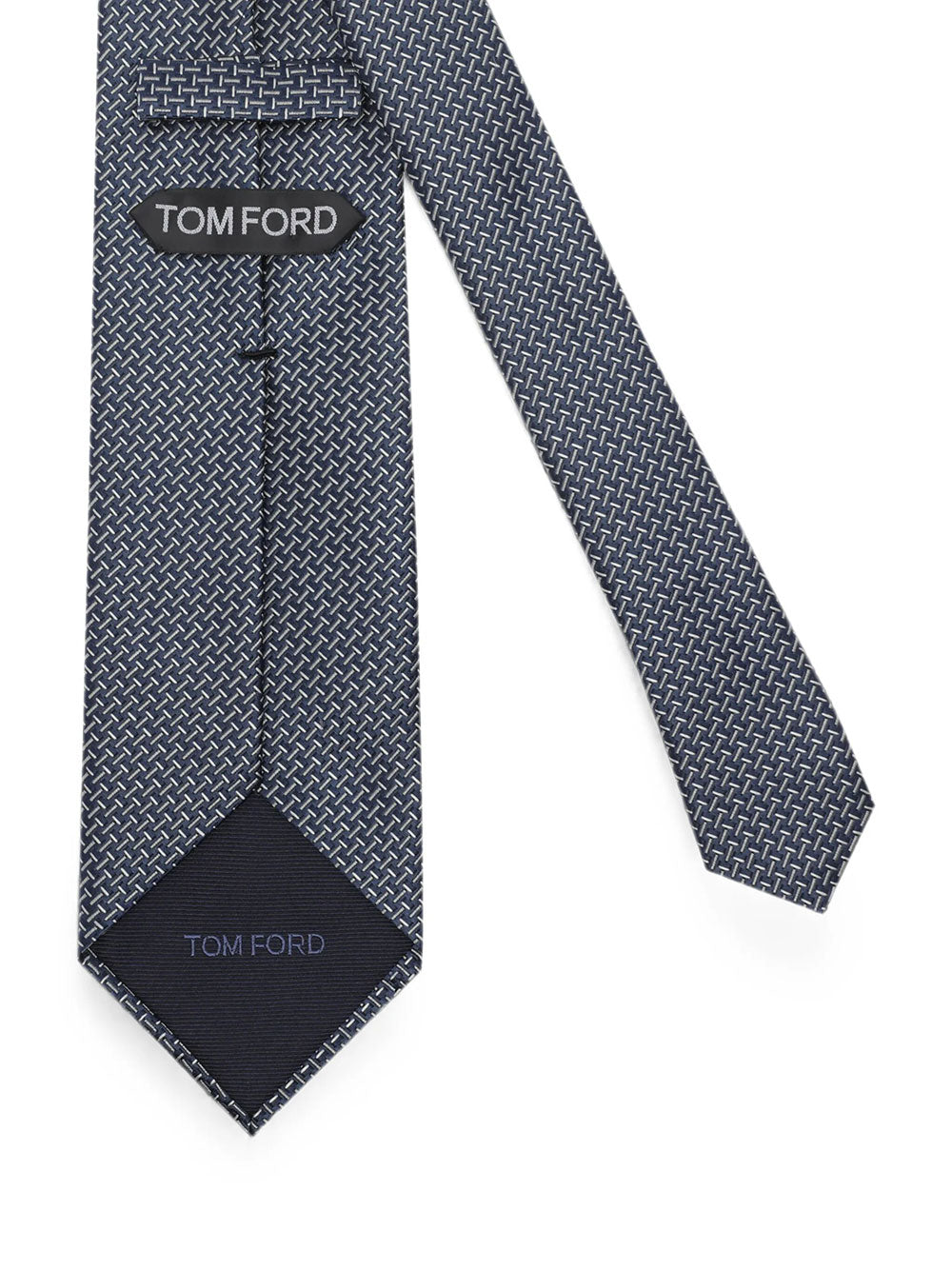 Tom Ford Men Geometric Pattern Silk Tie TOM FORD