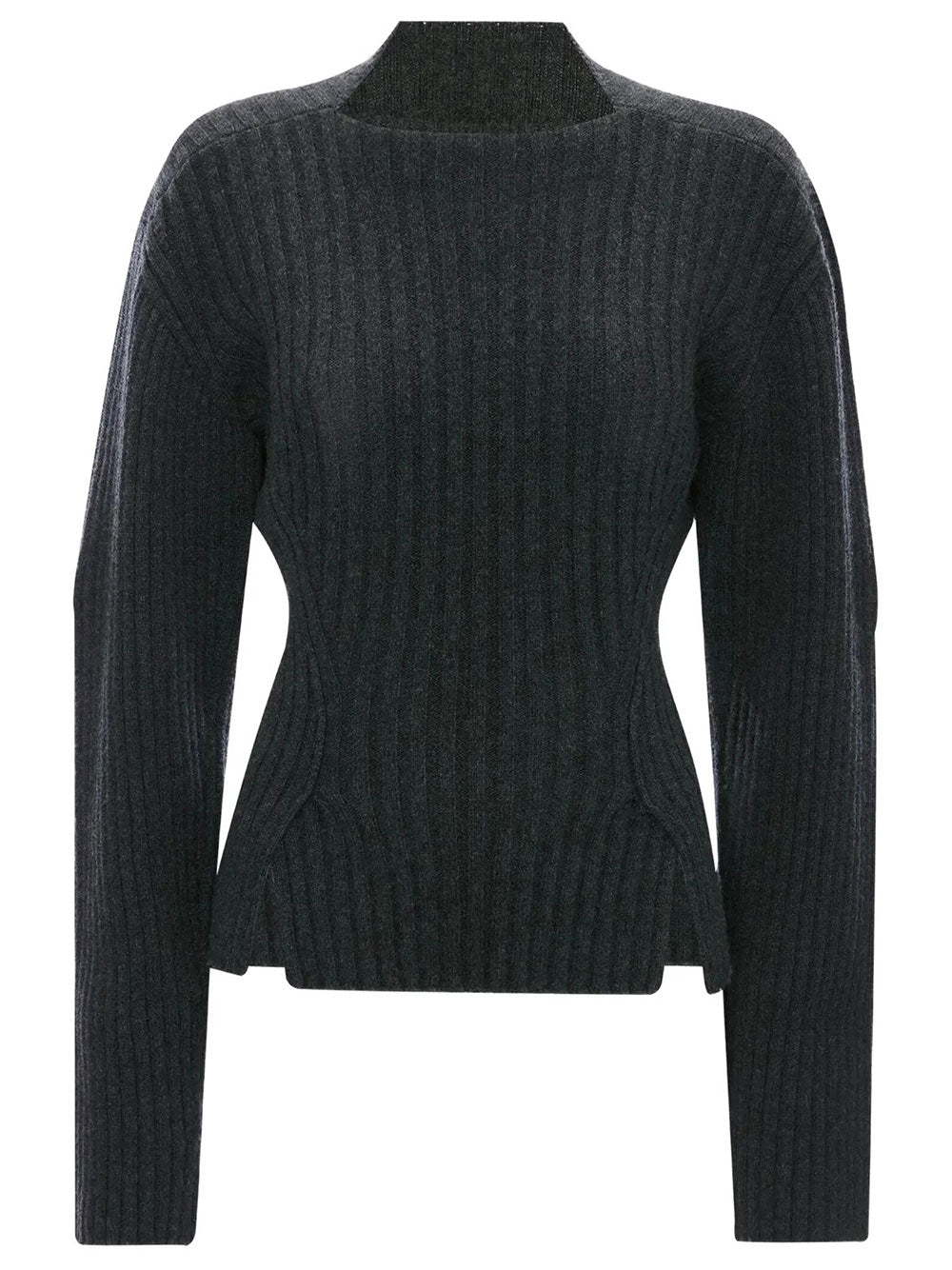 Victoria Beckham Women Ribbed Jumper In Merino Wool VICTORIA BECKHAM