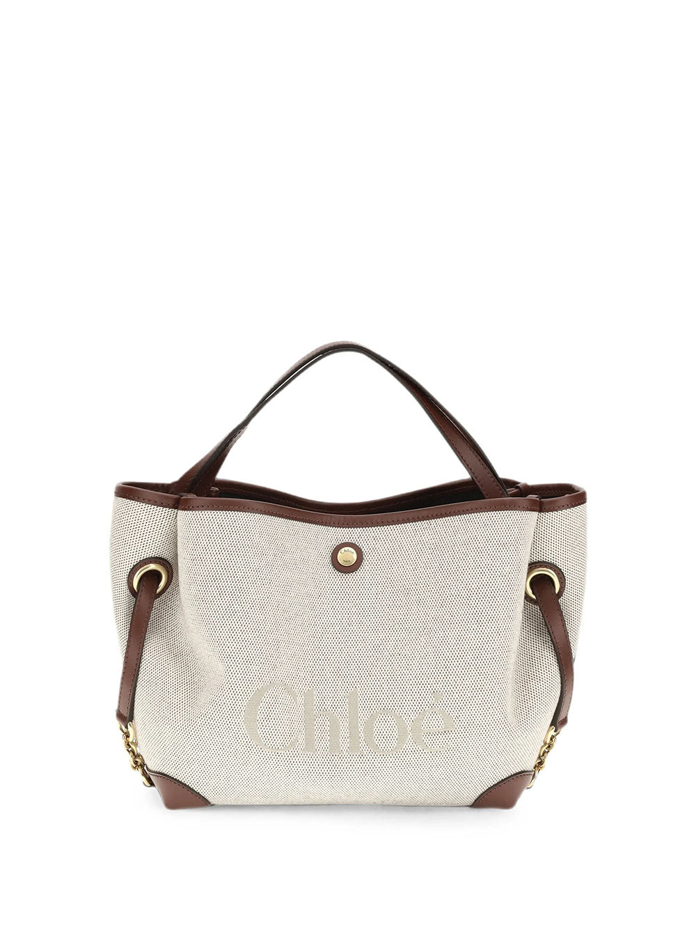 Chloe Women Small Chloé Clover Double Carry Bag In Canvas CHLOE