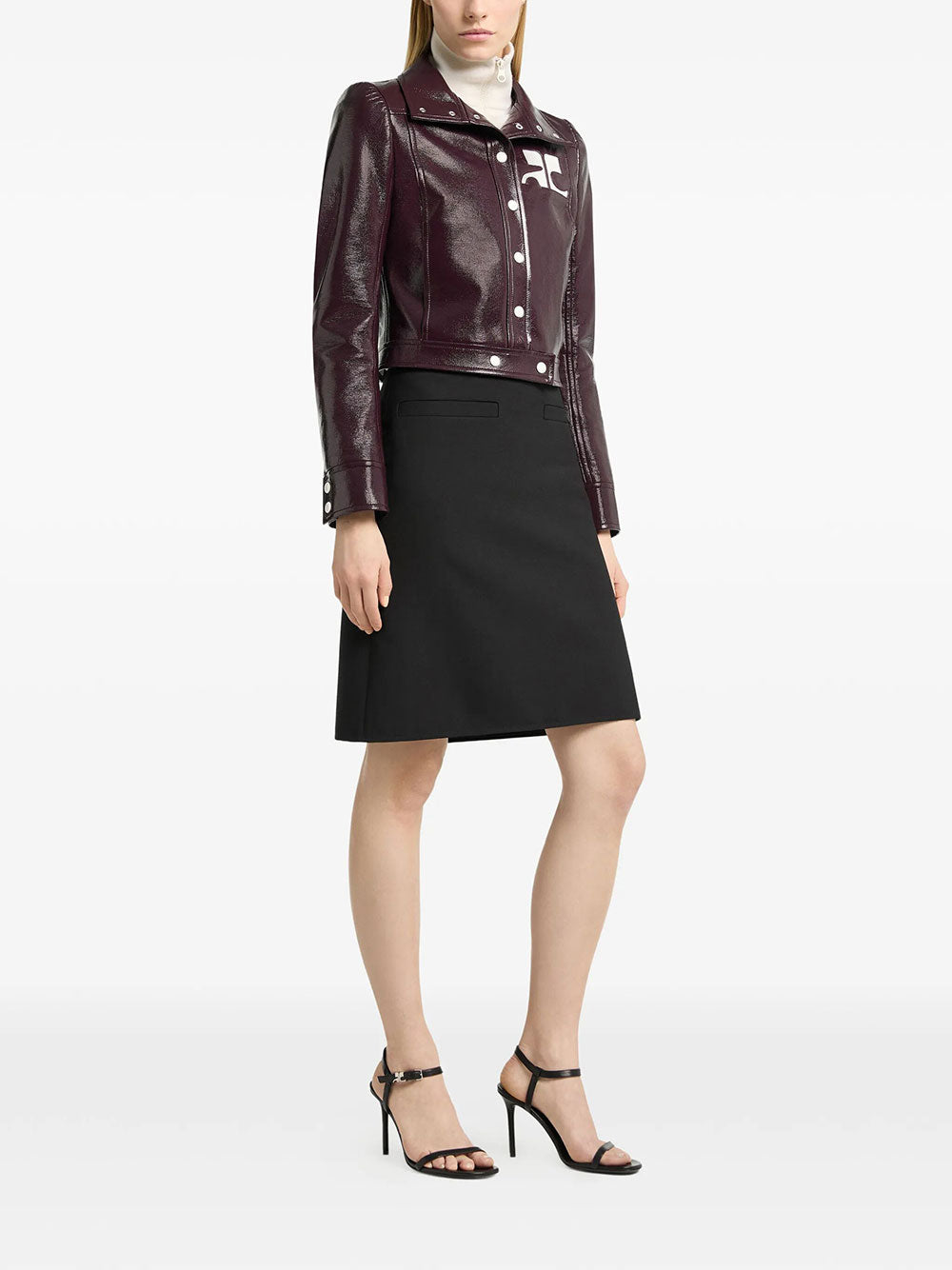 Courreges Women Re-Edition Vinyl Jacket COURREGES