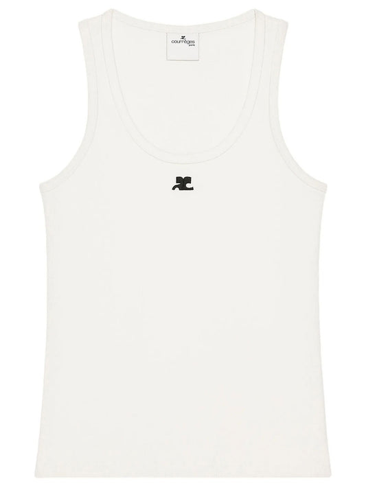 Courreges Women 90`S Rib Tank Top COURREGES
