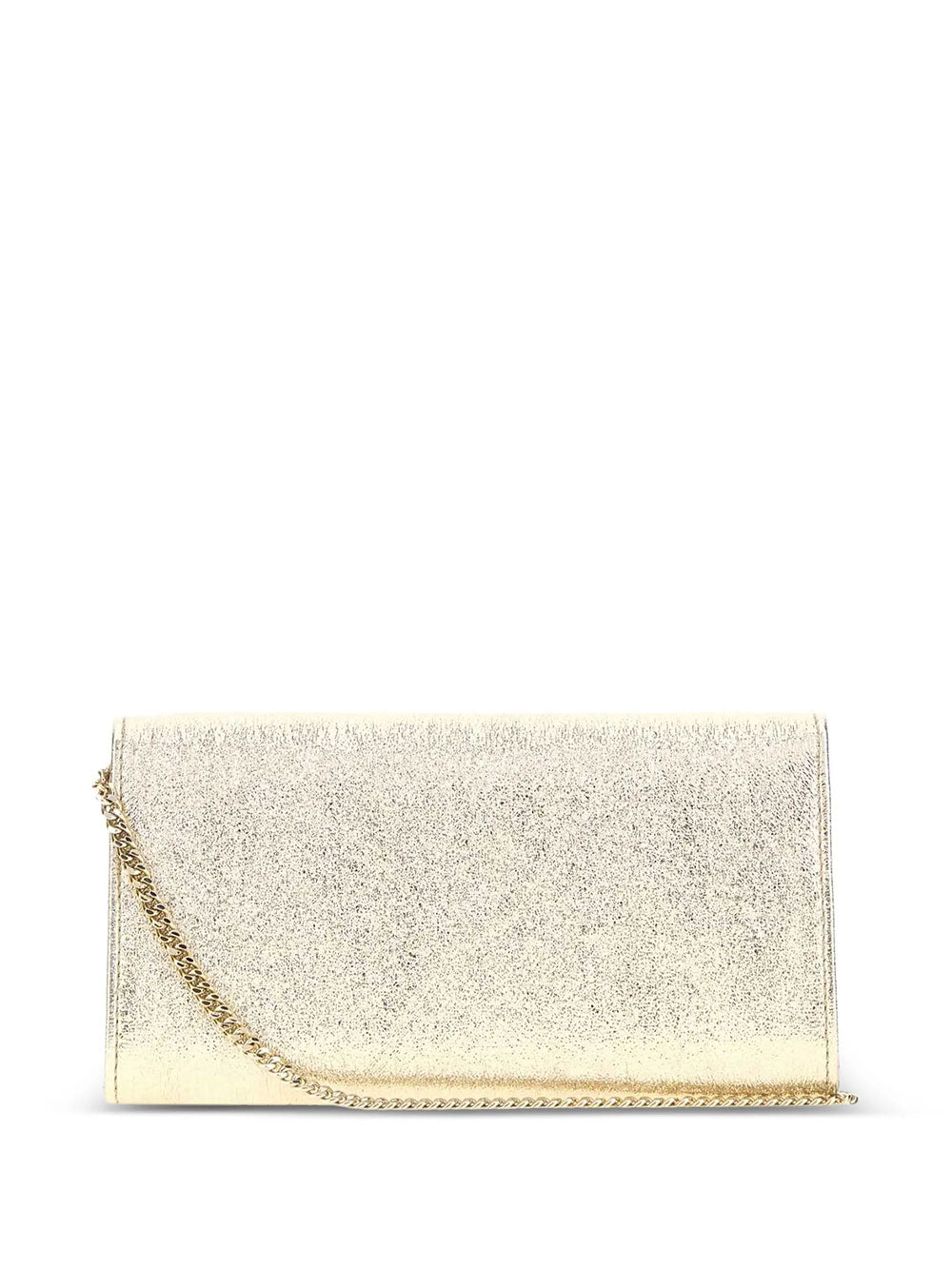 Jimmy Choo Women Emmie Platinum Ice Brilliance Fabric Clutch Bag JIMMY CHOO
