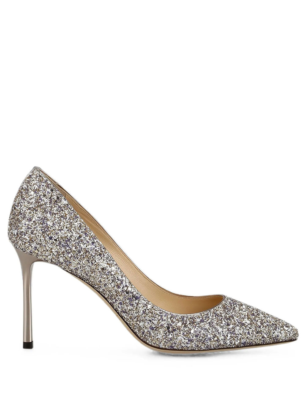 Jimmy Choo Women Romy 85 Glitter Fabric Pointy Toe Pumps JIMMY CHOO