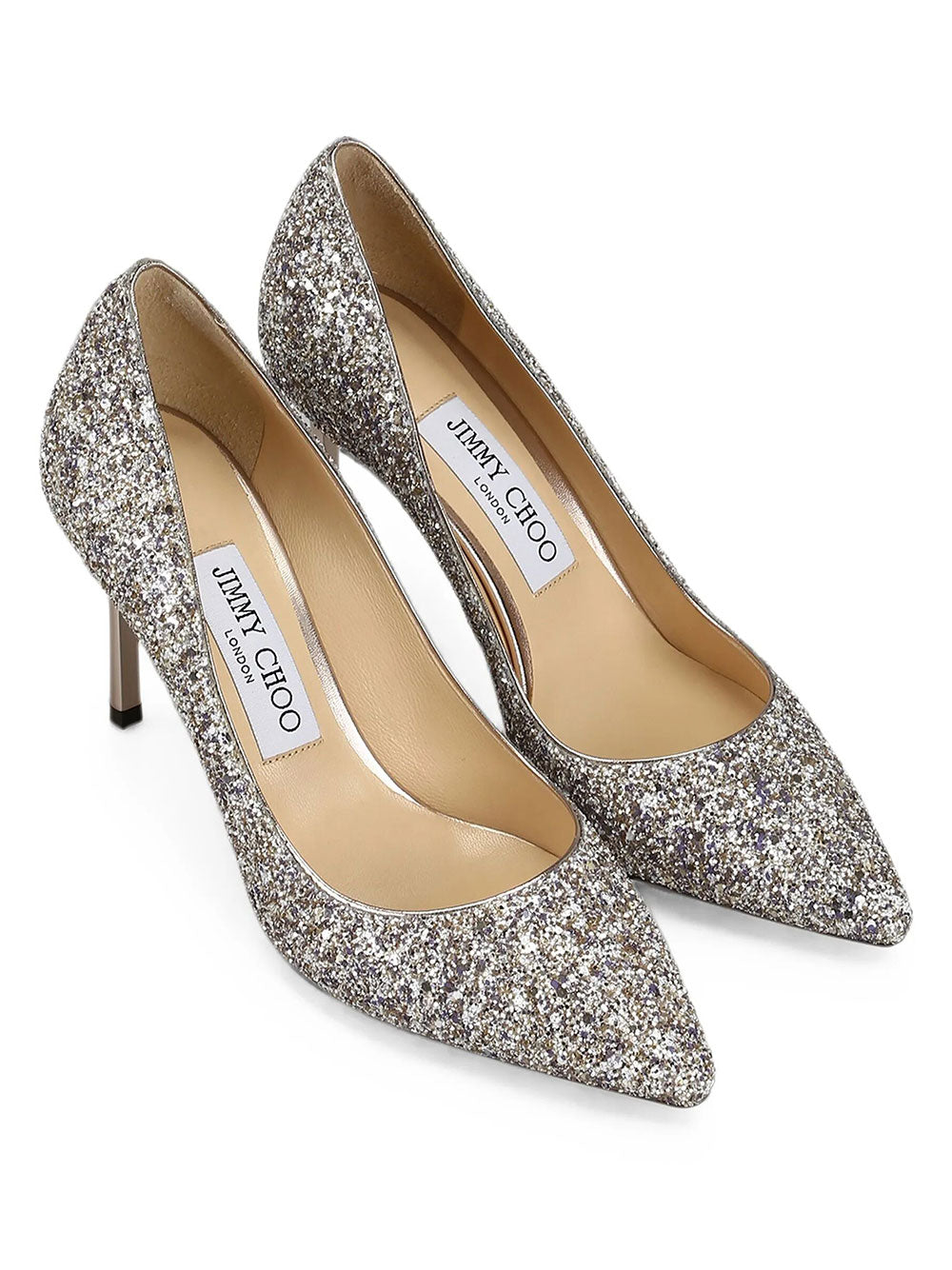 Jimmy Choo Women Romy 85 Glitter Fabric Pointy Toe Pumps JIMMY CHOO