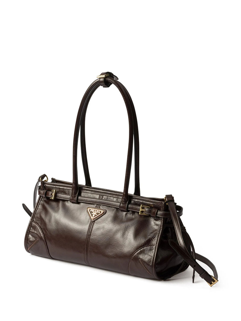 Prada Women Prada Bonnie Medium Leather Handbag PRADA