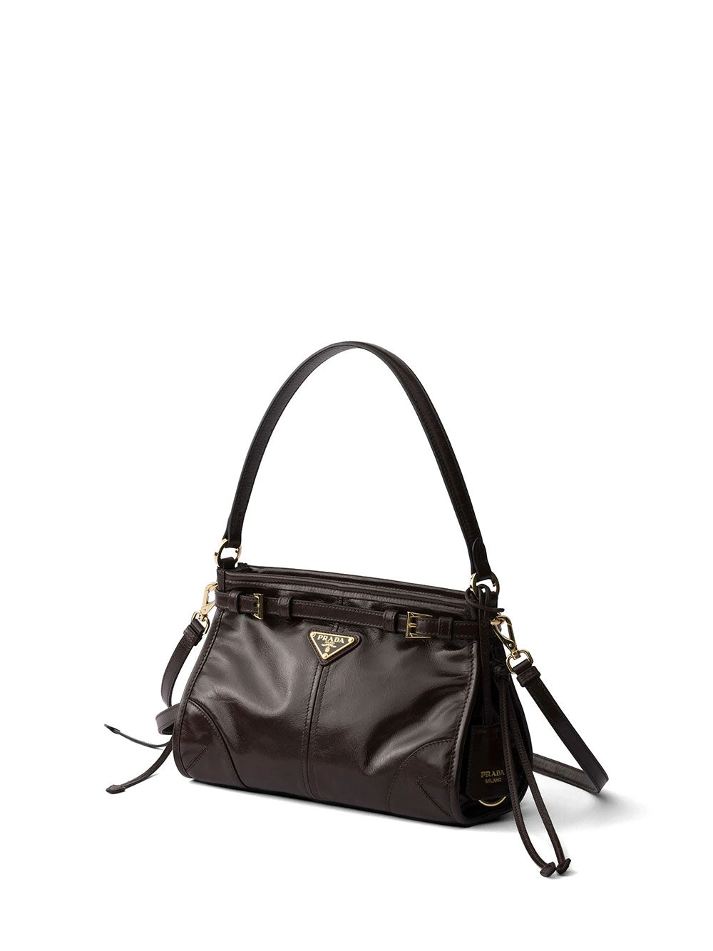 Prada Women Prada Bonnie Small Leather Handbag PRADA