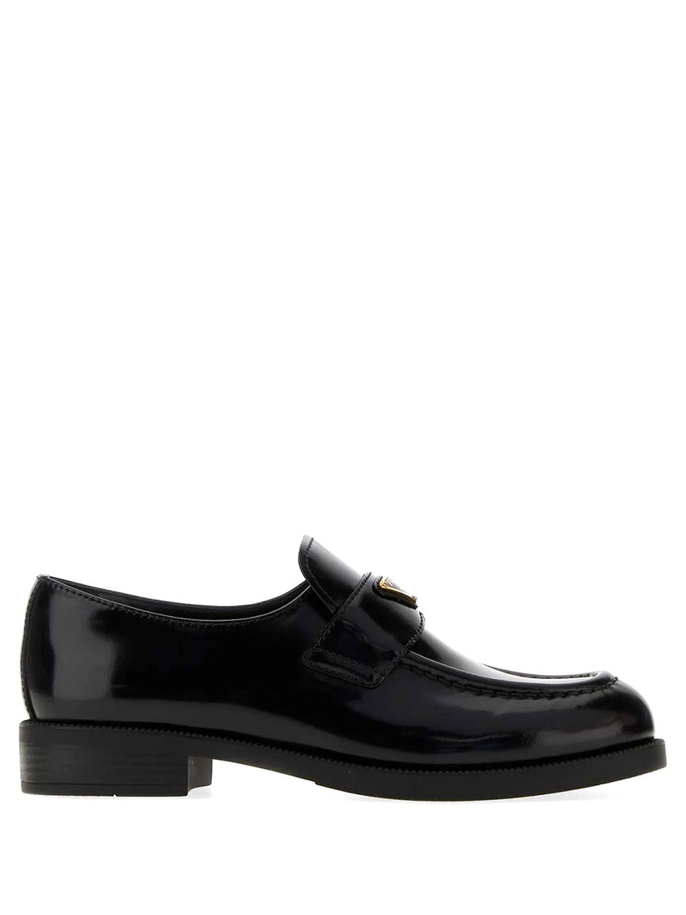 Prada Women Brushed Leather Loafers PRADA