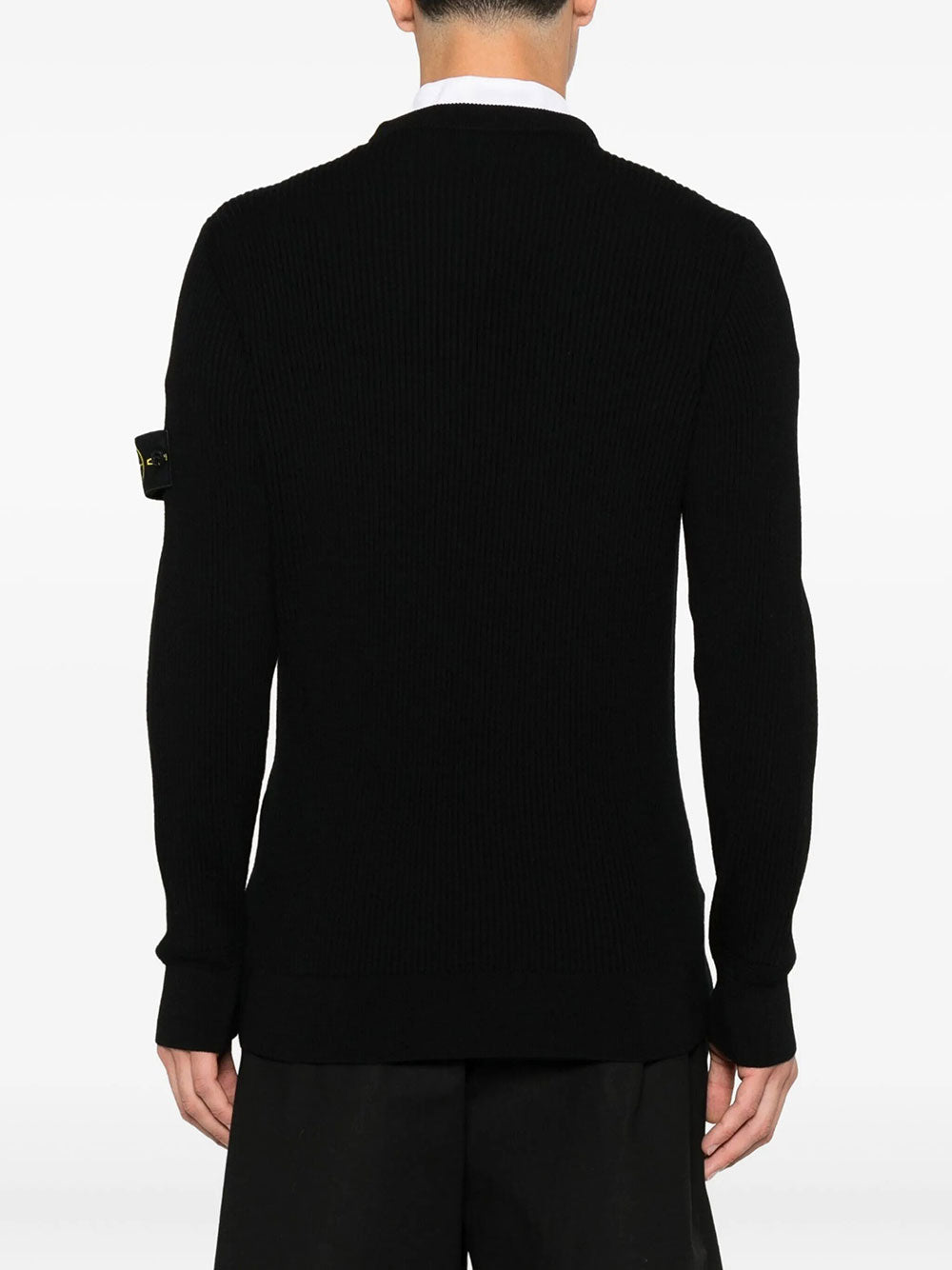 Stone Island Men Crewneck Sweater With Ribbed Trims STONE ISLAND