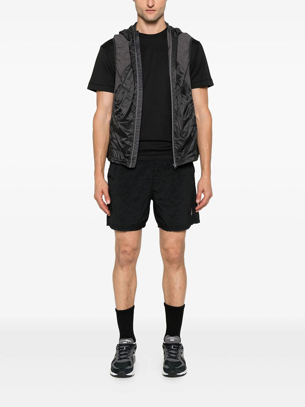 Stone Island Men Slim Fit T-Shirt With Compass Badge STONE ISLAND