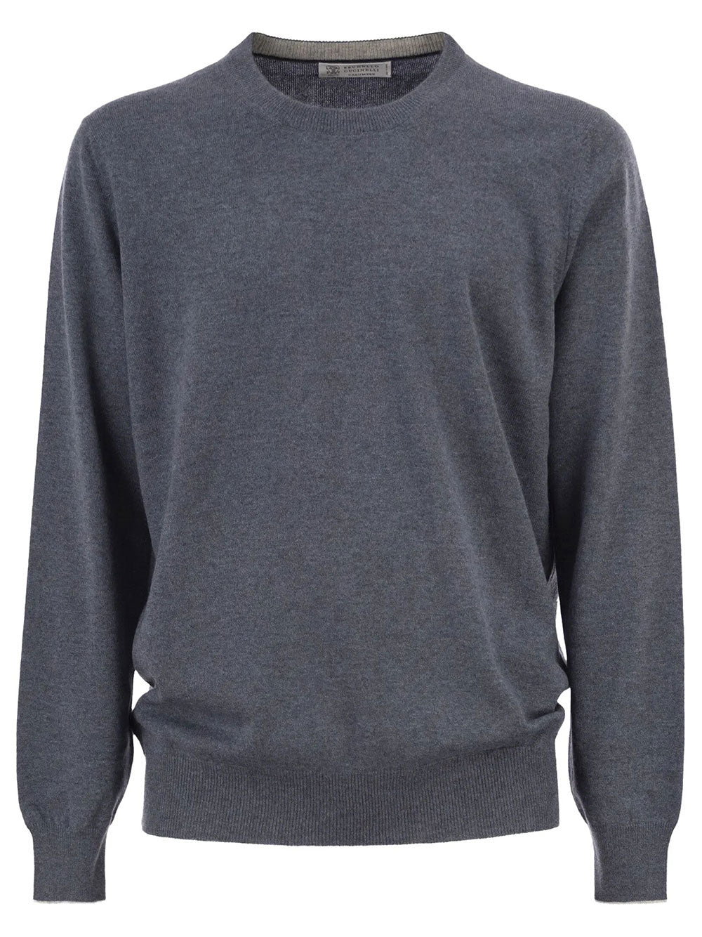 Brunello Cucinelli Men Cashmere Crew Neck Sweater BRUNELLO CUCINELLI