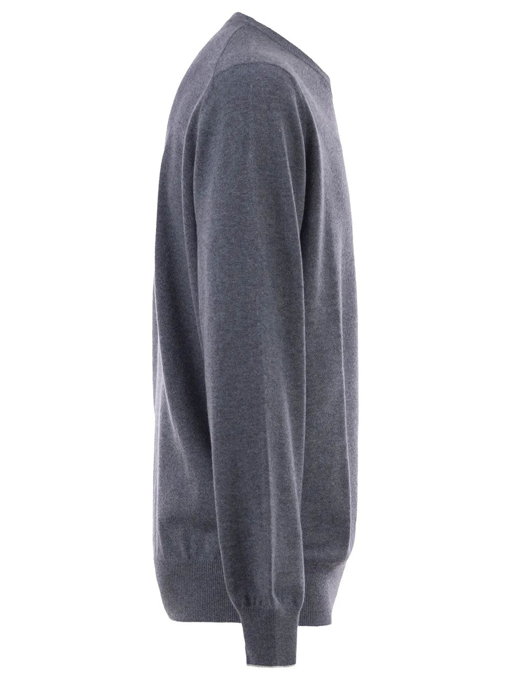 Brunello Cucinelli Men Cashmere Crew Neck Sweater BRUNELLO CUCINELLI