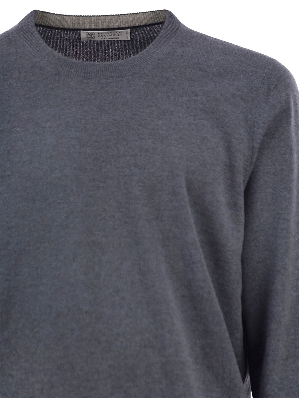 Brunello Cucinelli Men Cashmere Crew Neck Sweater BRUNELLO CUCINELLI