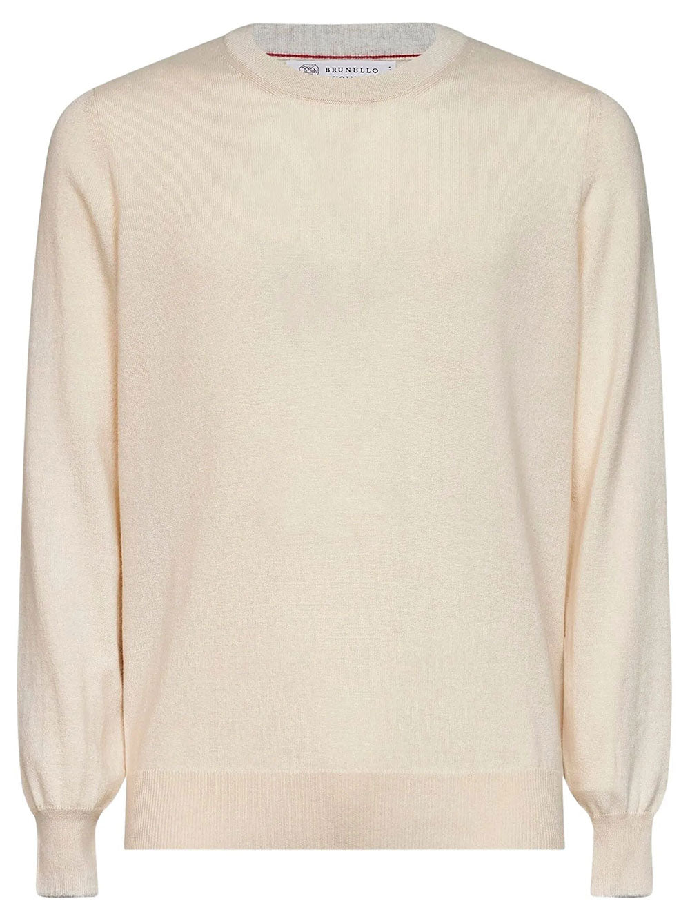 Brunello Cucinelli Men Cashmere Crew Neck Sweater BRUNELLO CUCINELLI