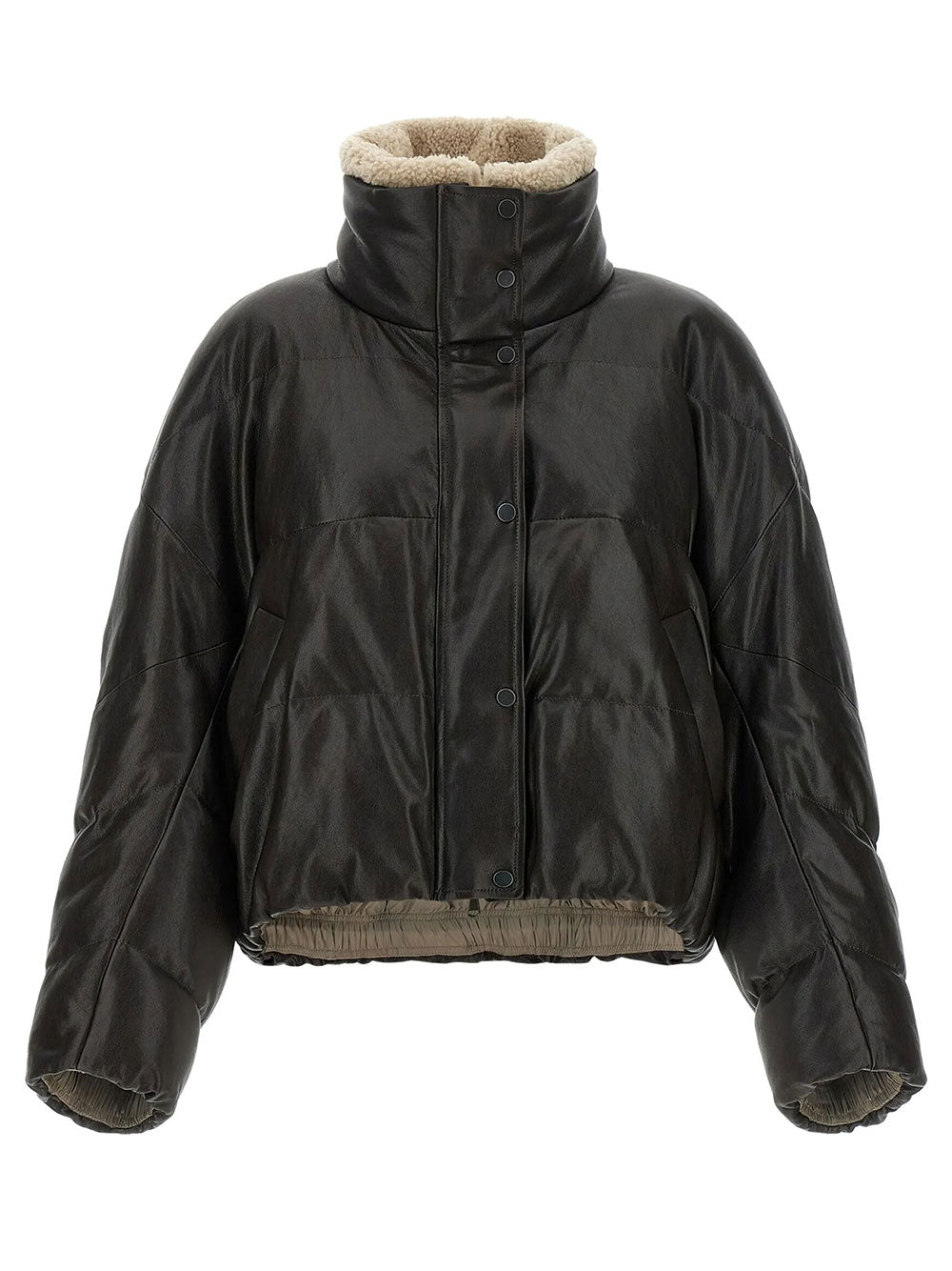 Brunello Cucinelli Women Padded Leather Jacket BRUNELLO CUCINELLI