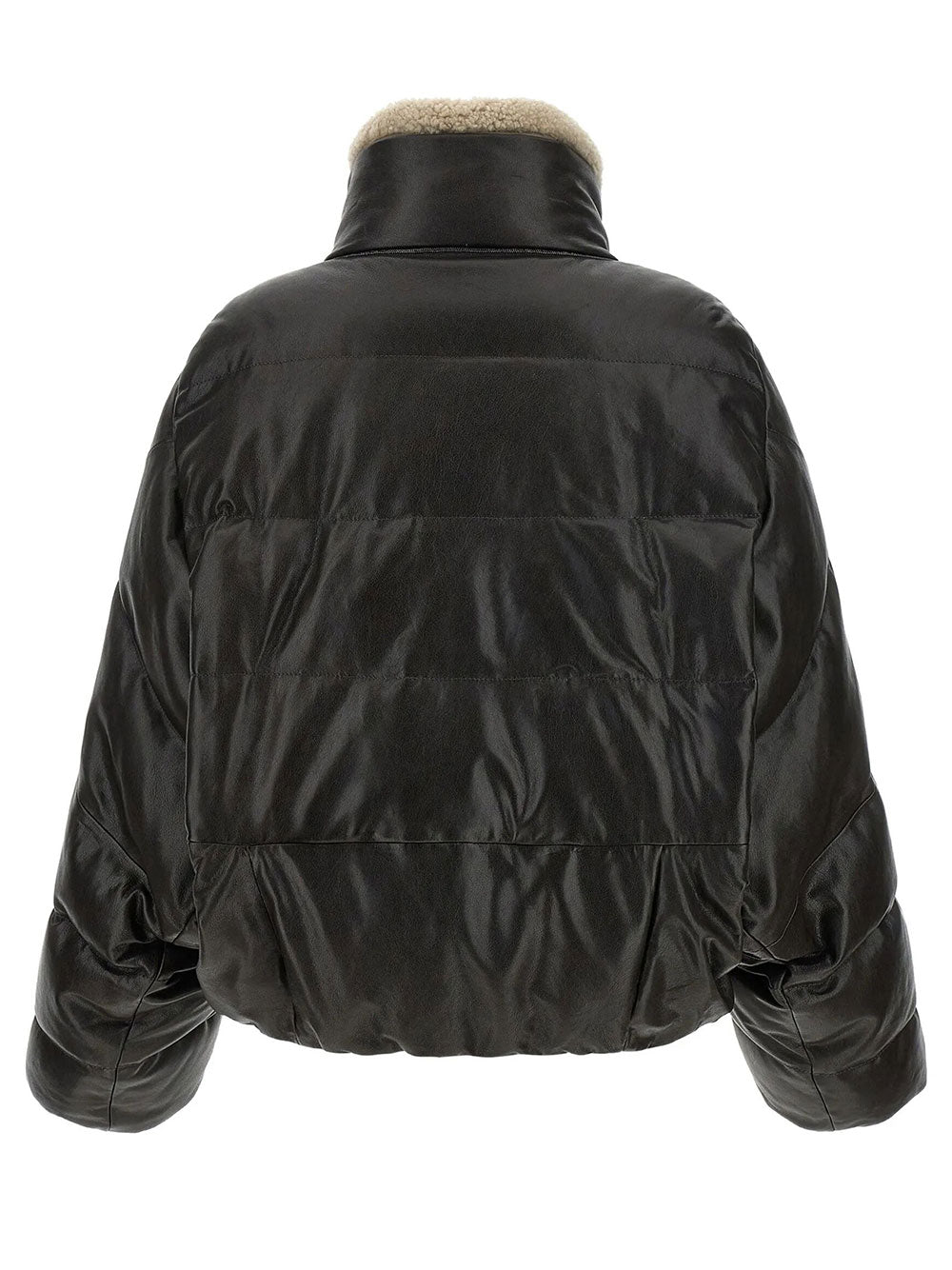 Brunello Cucinelli Women Padded Leather Jacket BRUNELLO CUCINELLI