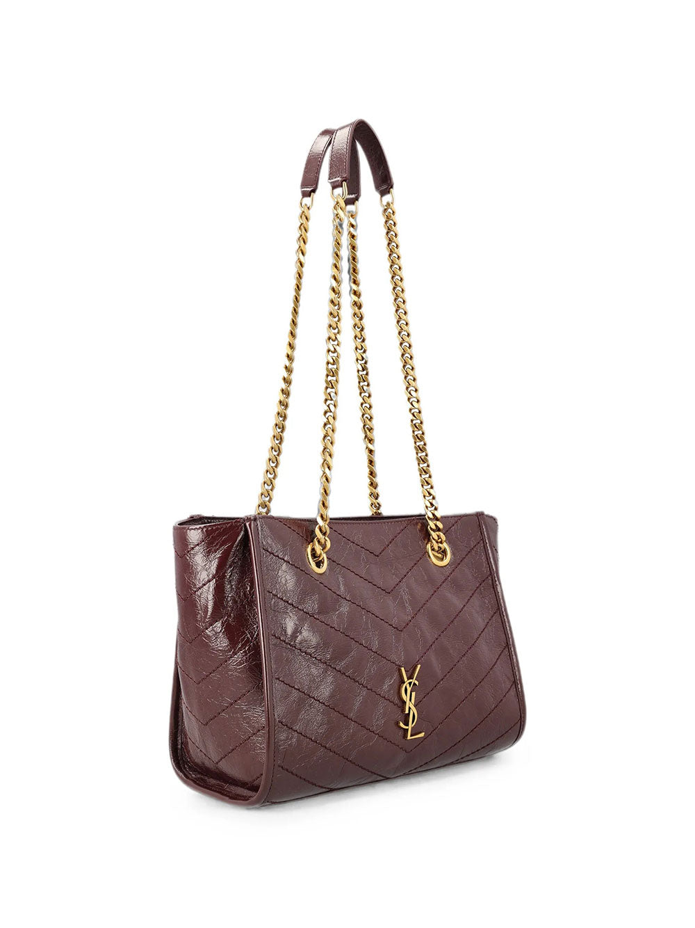 Saint Laurent Women Niki Small Shopping In Vintage Leather SAINT LAURENT