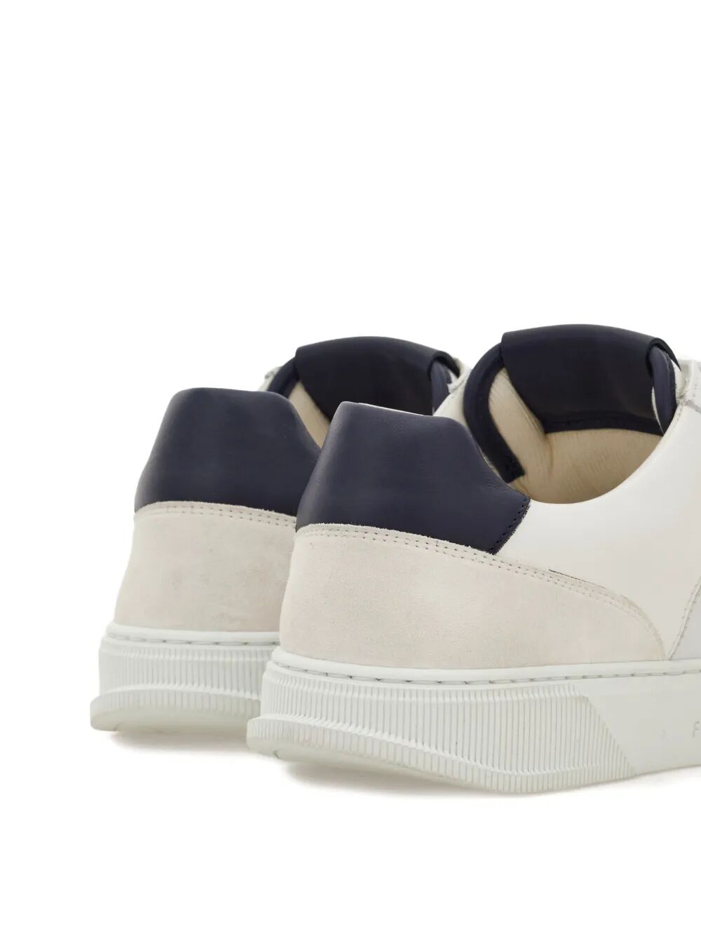 Ferragamo Men Alaska Leather And Suede Sneaker With Gancini Detail FERRAGAMO