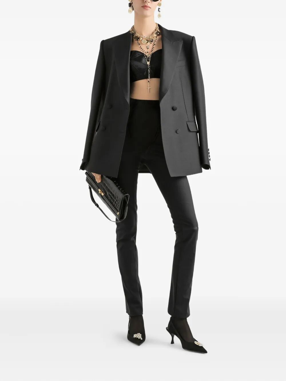 Dolce & Gabbana Women Double-Breasted Jacket In Faille DOLCE & GABBANA