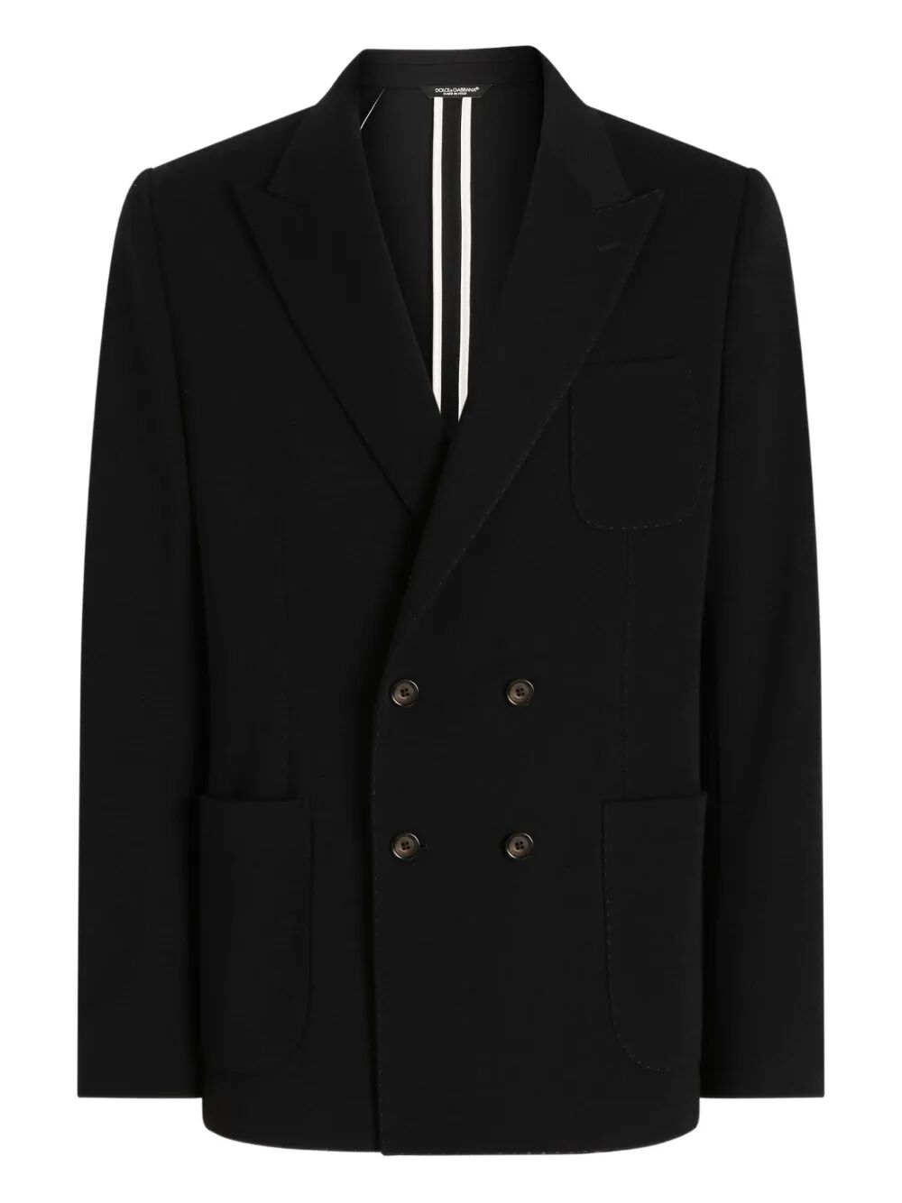 Dolce & Gabbana Men Double-Breasted Wool Blazer DOLCE & GABBANA