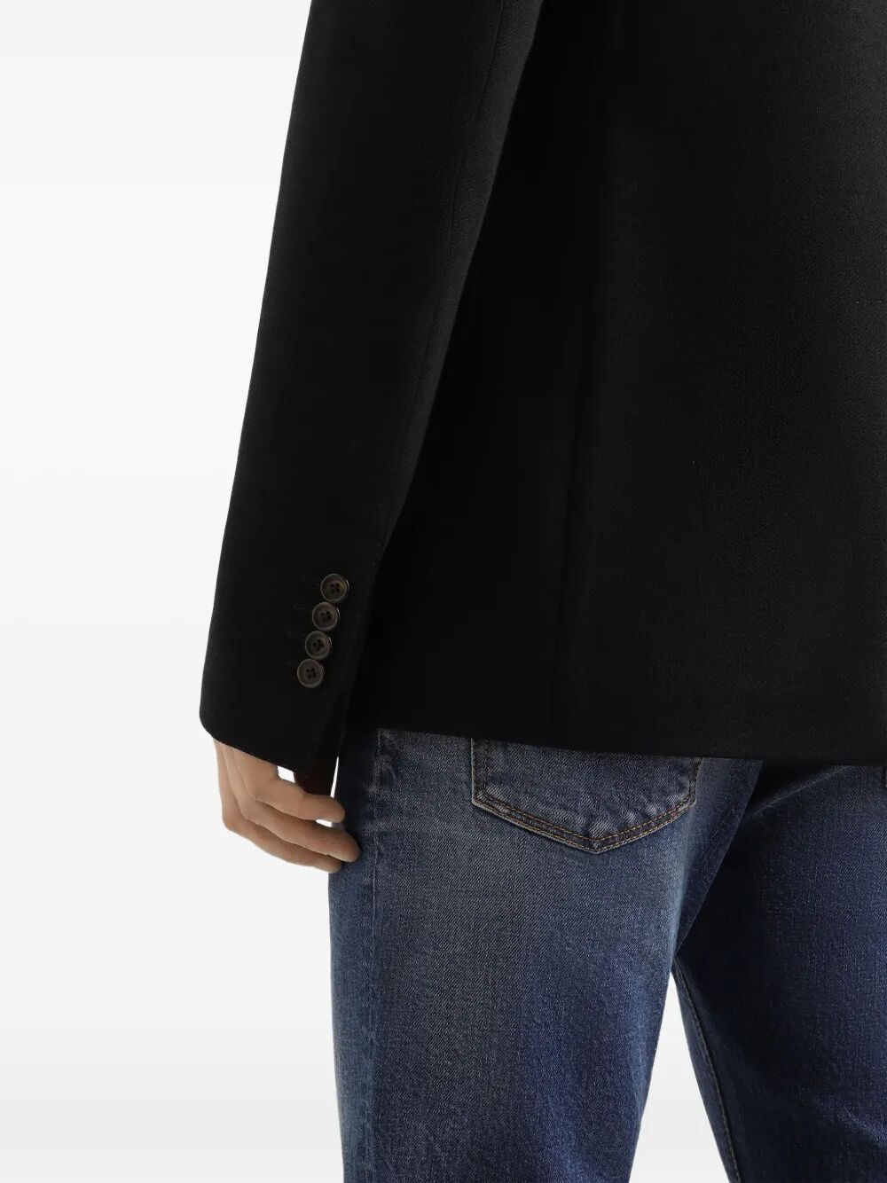 Dolce & Gabbana Men Double-Breasted Wool Blazer DOLCE & GABBANA