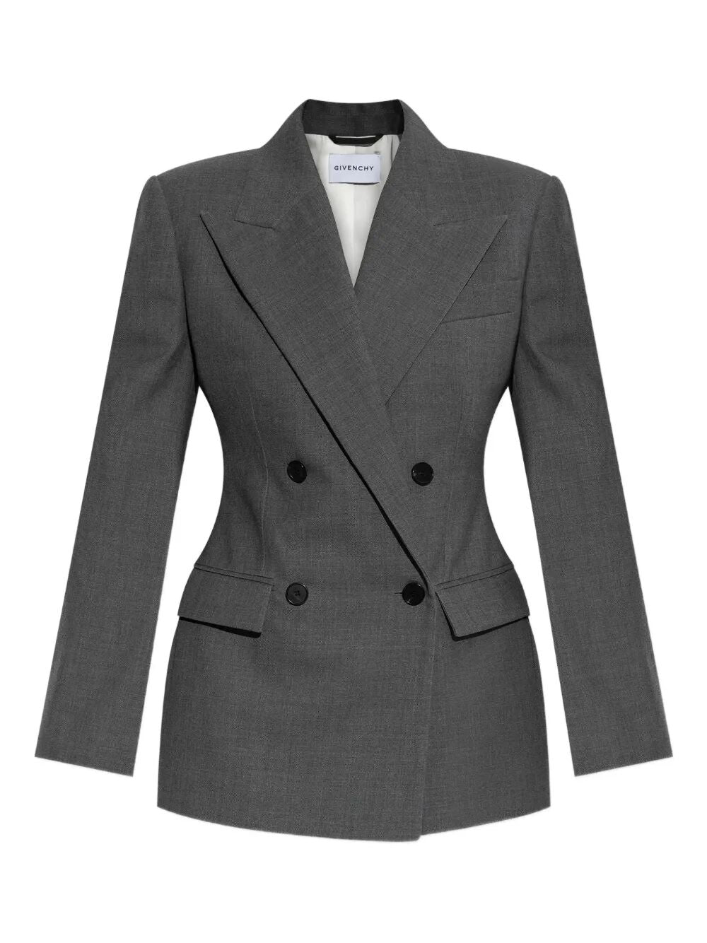 Givenchy Women Double-Breasted Wool Structured Jacket GIVENCHY
