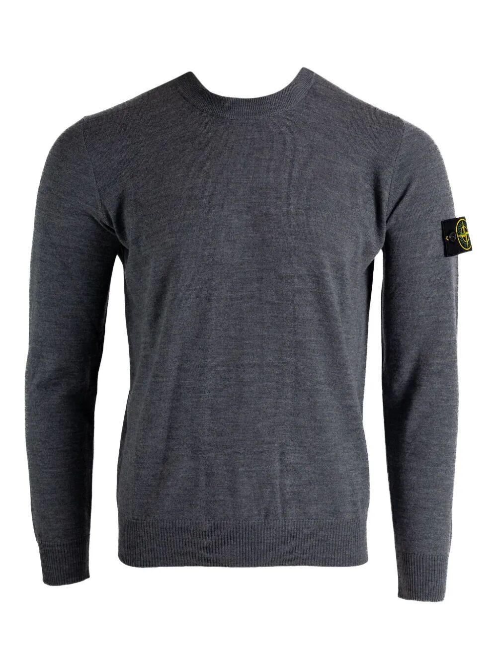 Stone Island Men Lightweight Wool Crew Neck Pullover STONE ISLAND