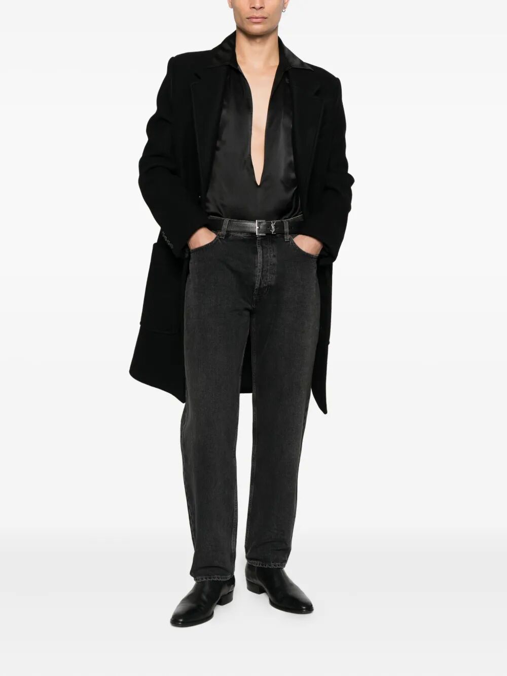 Saint Laurent Men Mick Long Jeans In Westwood Denim SAINT LAURENT