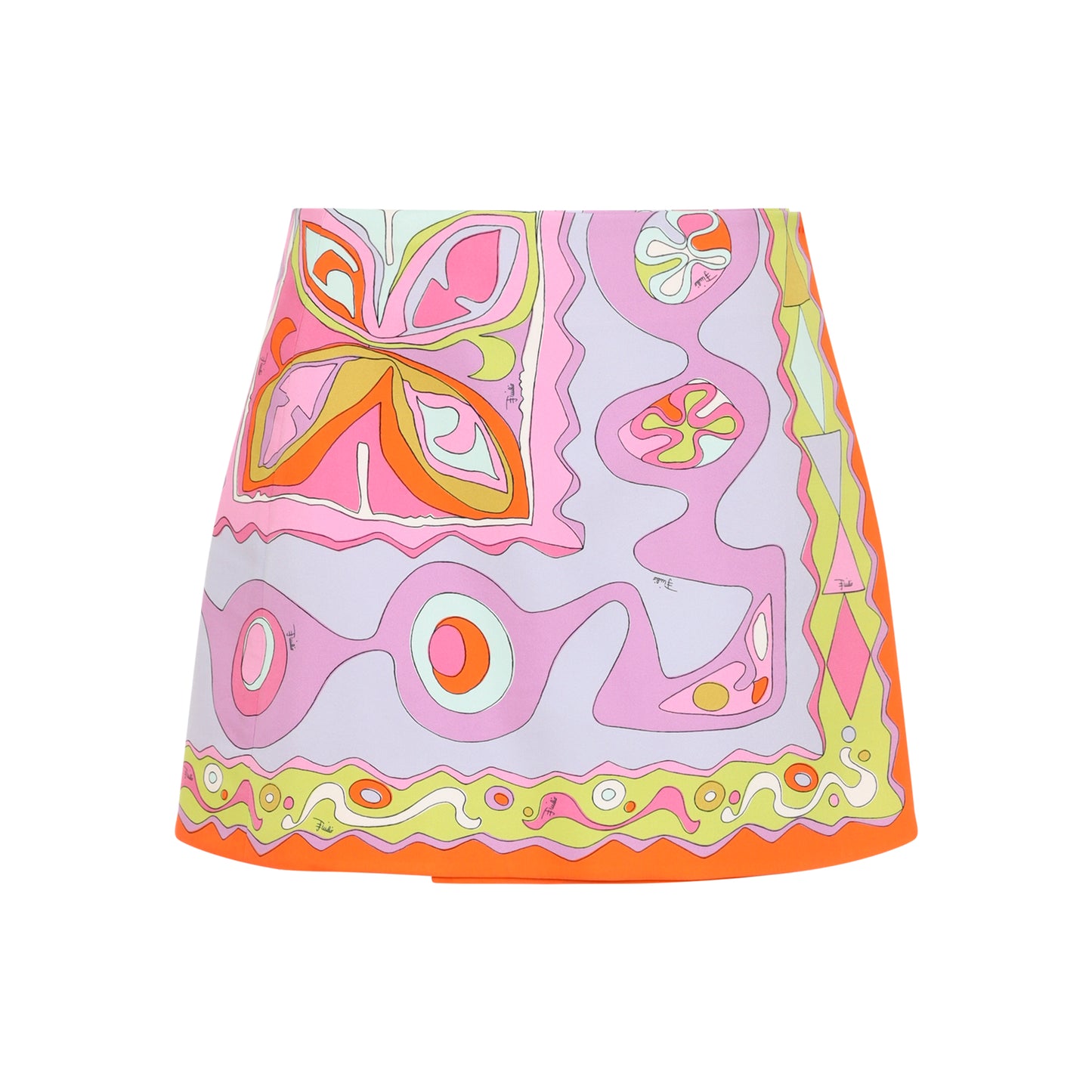 Pucci Silk Twill Skirt Women PUCCI